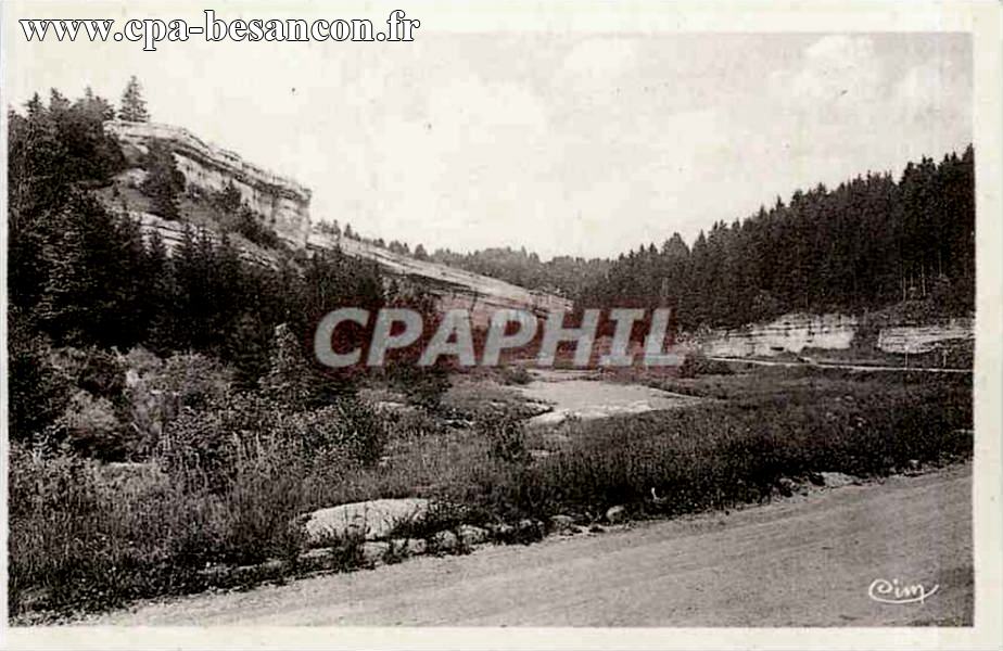 Sites Pittoresques de Franche-Comté - 10 - MONTBENOIT (Doubs) Le Défilé d Entre-Roches